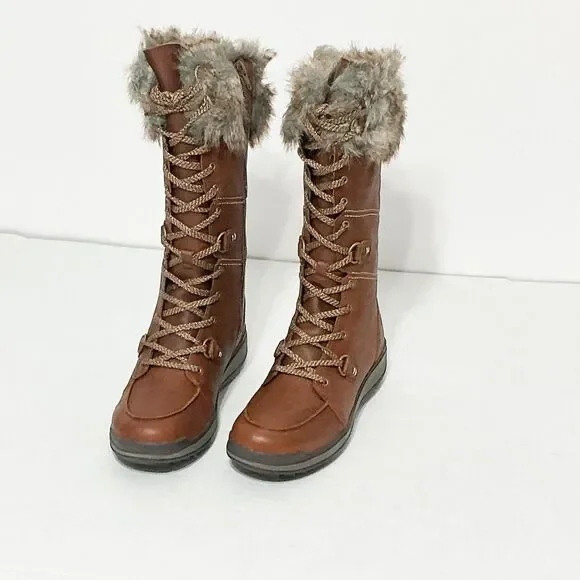 Merrell NWB Sz 8 Oak Snowcreek Tall Polar Waterproof Insulated Boots - Picture 10 of 13